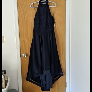 Nicole Miller gown - navy. Never worn.